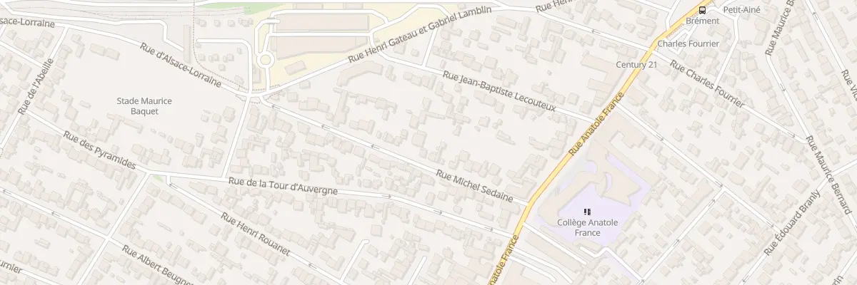 Plan du 26 Rue Sedaine à Drancy