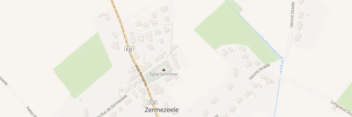 Plan du 104 Rue Contour de l’Eglise à Zermezeele