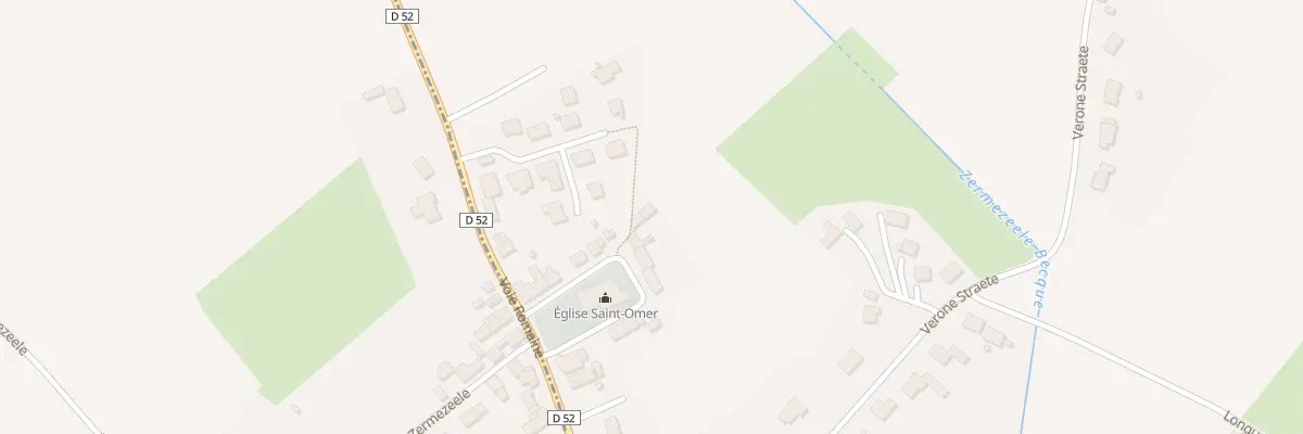 Plan du 118 Rue Contour de l’Eglise à Zermezeele