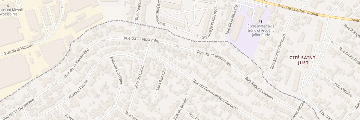Plan du 64 Rue du Cdt Baroche à Drancy