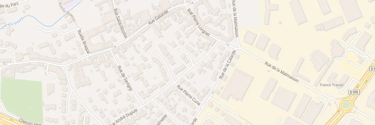 Plan du 7 All des Vergers à Gonesse