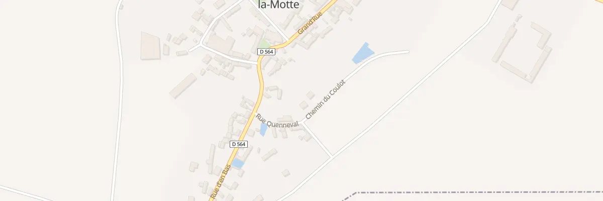 Plan du 145 Che du Coulot à Brunvillers-la-Motte