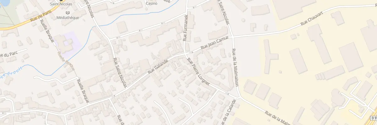 Plan du 4 Rue Pierre Lorgnet à Gonesse