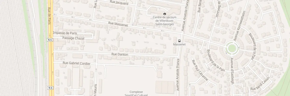 Plan du 41 Rue Danton à Villeneuve-Saint-Georges