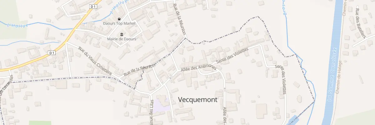 Plan du 9 All des Anémones à Vecquemont