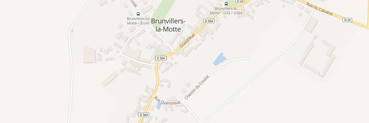 Plan du 6 Gr Grand Rue à Brunvillers-la-Motte