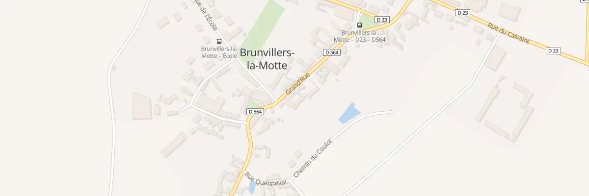 Plan du 30 Gr Grand’Rue à Brunvillers-la-Motte