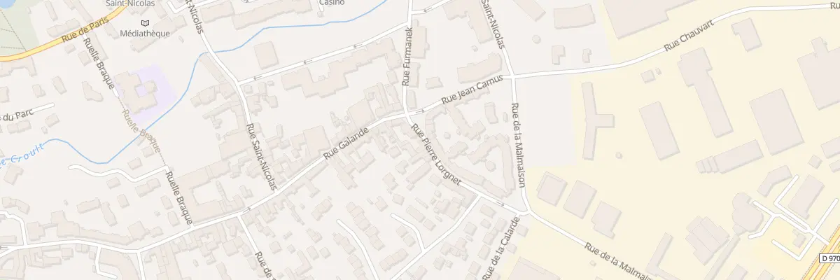 Plan du 6 Rue Pierre Lorgnet à Gonesse