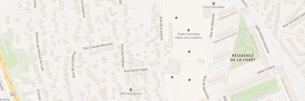 Plan du 66 Rue de la Justice à Montgeron