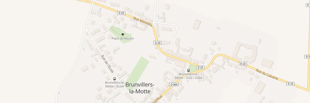 Plan du 127 Rue Monsieur à Brunvillers-la-Motte