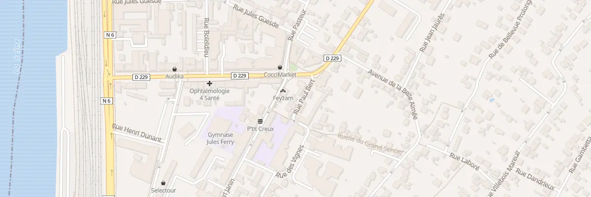 Plan du 5 Rue Paul Bert à Villeneuve-Saint-Georges