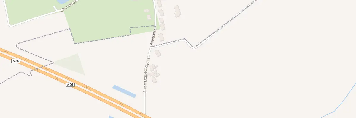 Plan du 82 Rte d’Ecquedecques Hurionville à Lillers