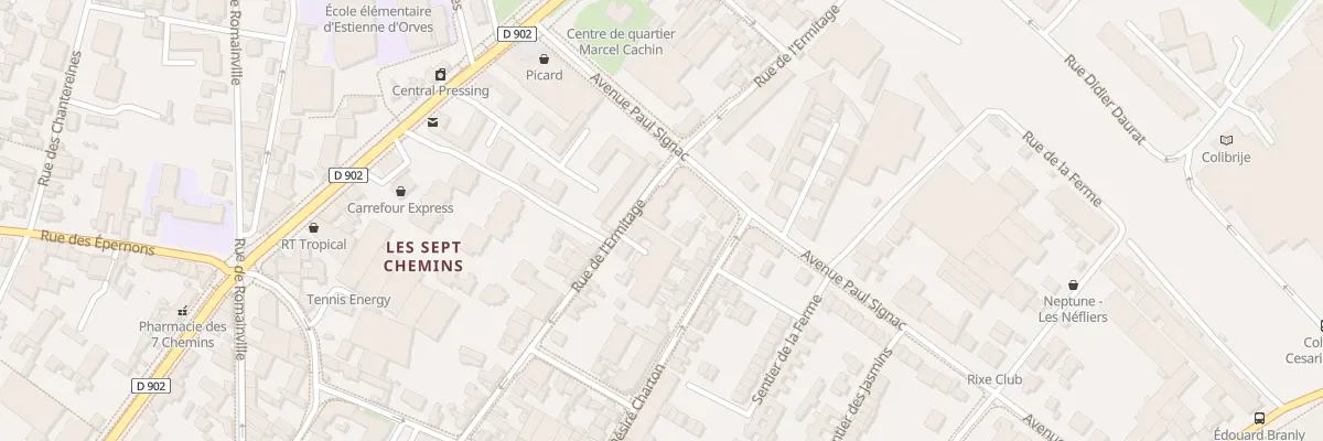 Plan du 28 Rue de l’Ermitage à Montreuil