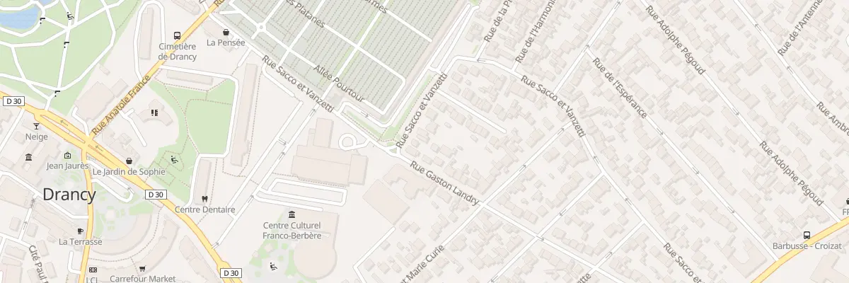 Plan du 56 Rue Sacco Vanzetti à Drancy