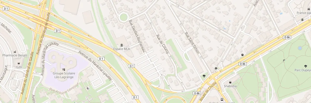 Plan du 19 Rue de Courcy à Créteil
