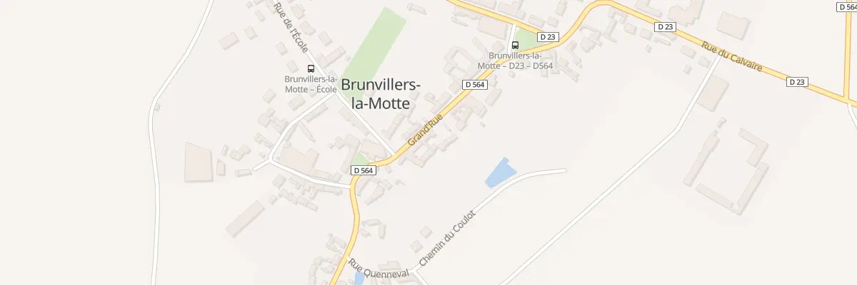 Plan du 54 Gr Grand Rue à Brunvillers-la-Motte