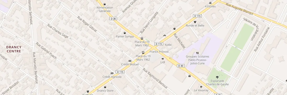 Plan du 78 Av Jean Jaures à Drancy