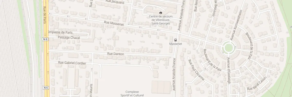 Plan du 45 Rue Danton à Villeneuve-Saint-Georges