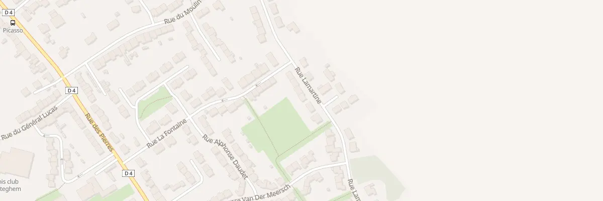 Plan du 14 Rue de Lamartine à Téteghem-Coudekerque-Village