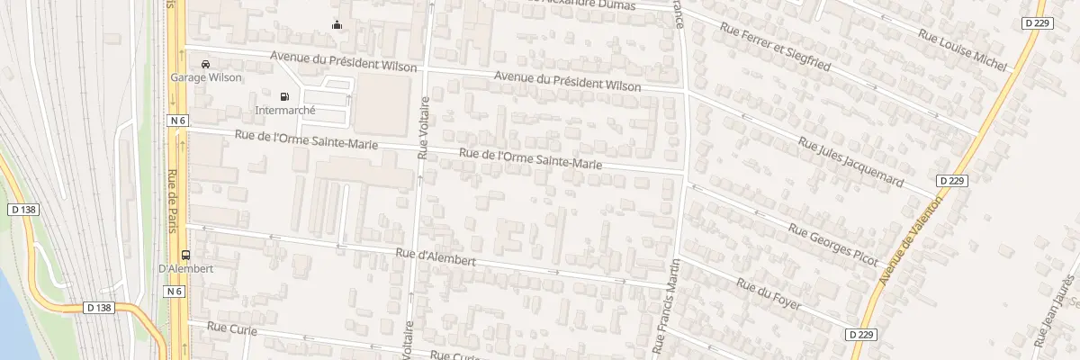 Plan du 26 Rue de l’Orme Ste Marie à Villeneuve-Saint-Georges