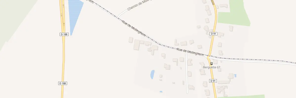 Plan du 17 Rue de Molinghem à Ham-en-Artois