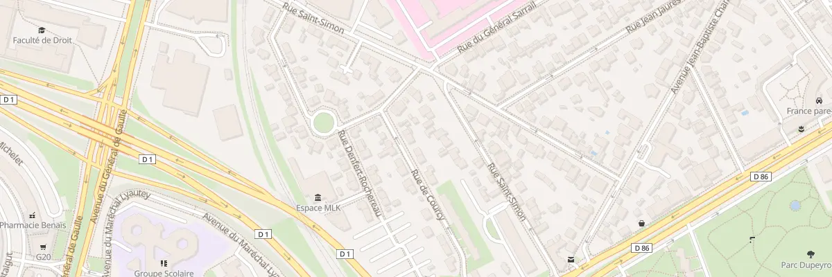 Plan du 3 Rue de Courcy à Créteil