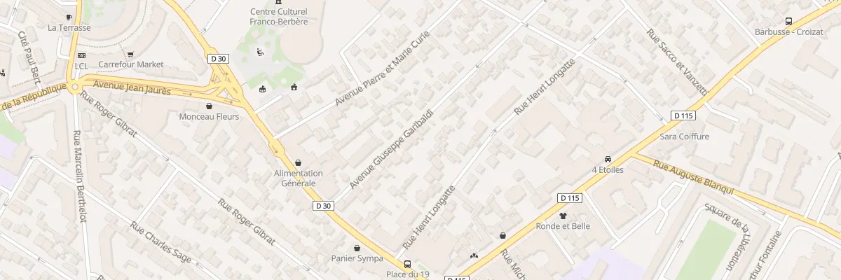Plan du 26 Av Garibaldi à Drancy