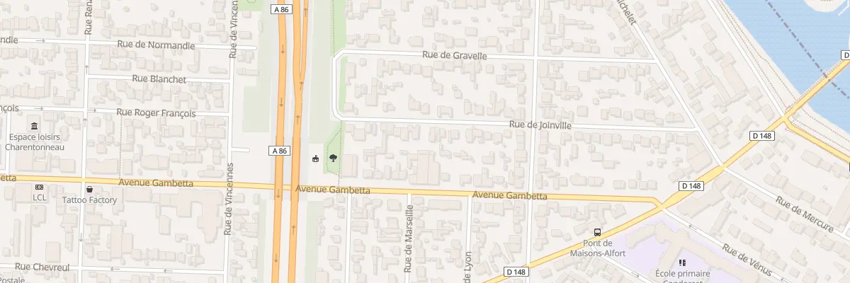 Plan du 169 Av Gambetta à Maisons-Alfort