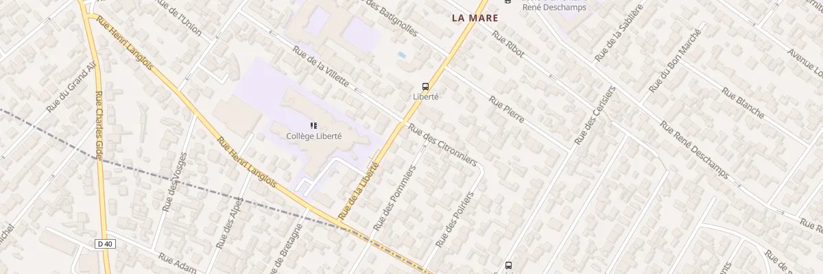 Plan du 79 Rue De La Liberte à Drancy