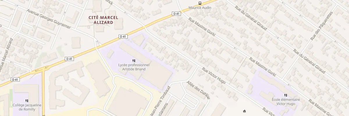 Plan du 163 Rue Victor Hugo au Blanc-Mesnil