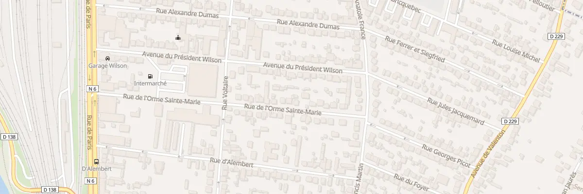 Plan du 27 Rue de l’Orme Sainte Marie à Villeneuve-Saint-Georges