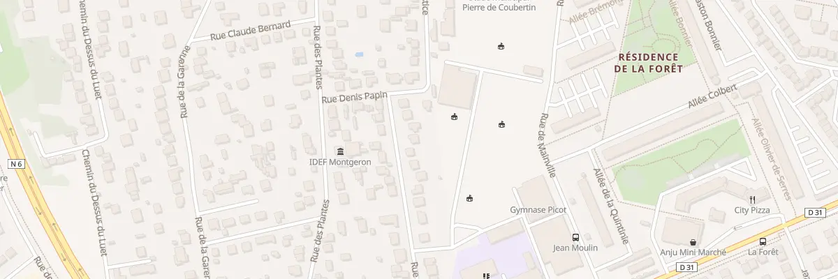 Plan du 53 Rue de la Justice à Montgeron