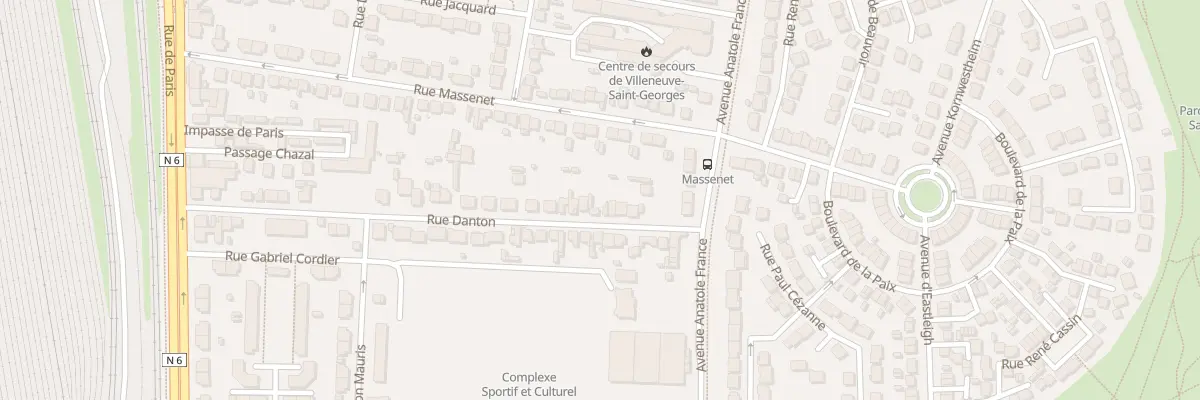 Plan du 47B Rue Danton à Villeneuve-Saint-Georges
