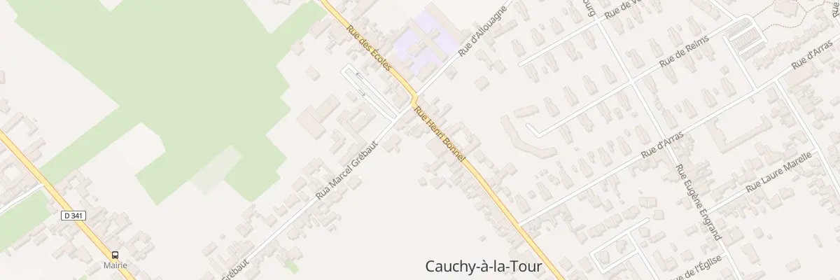 Plan du 4 Rue Henri Bonnel à Cauchy-à-la-Tour