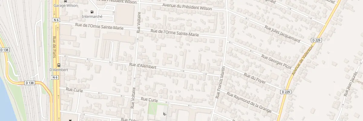 Plan du 29 Rue d’Alembert à Villeneuve-Saint-Georges