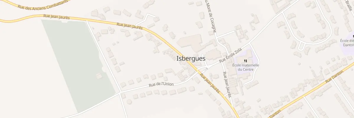 Plan du 26 Rue Jean Jaurès à Isbergues