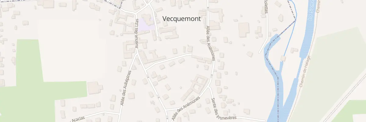 Plan du 11 Av des Lilas à Vecquemont
