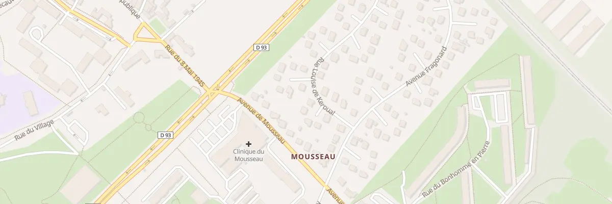 Plan du 48 Rue Louise de Keroual à Évry-Courcouronnes