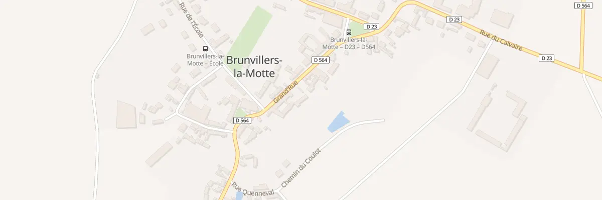 Plan du 62 Gr Grand Rue à Brunvillers-la-Motte