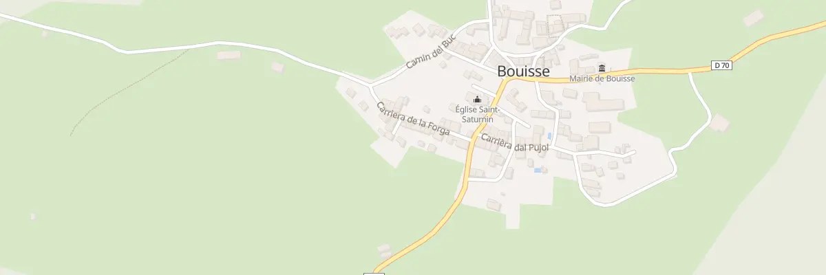 Plan du 5B Cae de la Forga à Bouisse