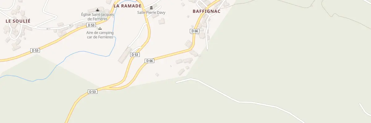 Plan du 5149 Baffignac à Fontrieu