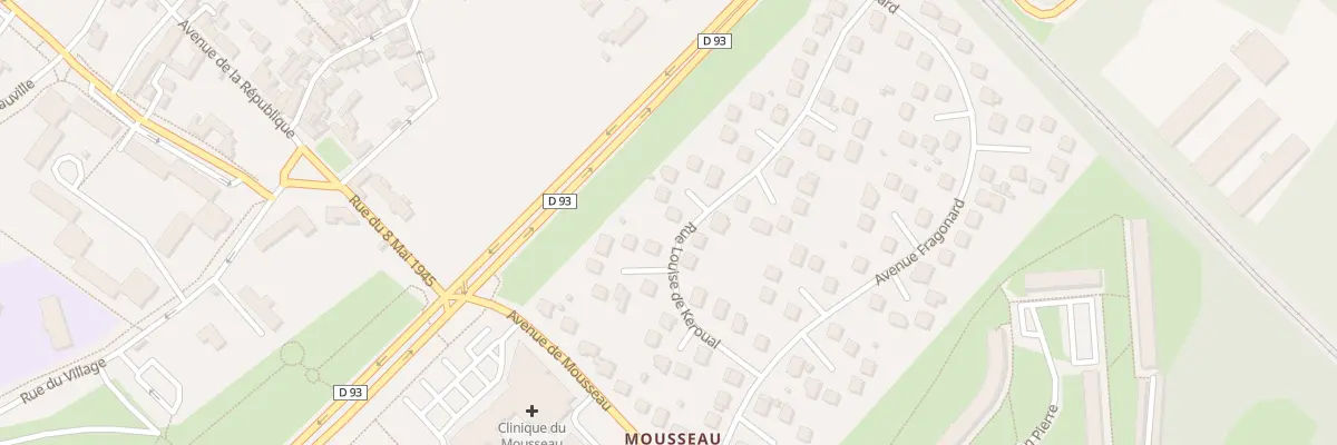 Plan du 32 Rue Louise de Keroual à Évry-Courcouronnes