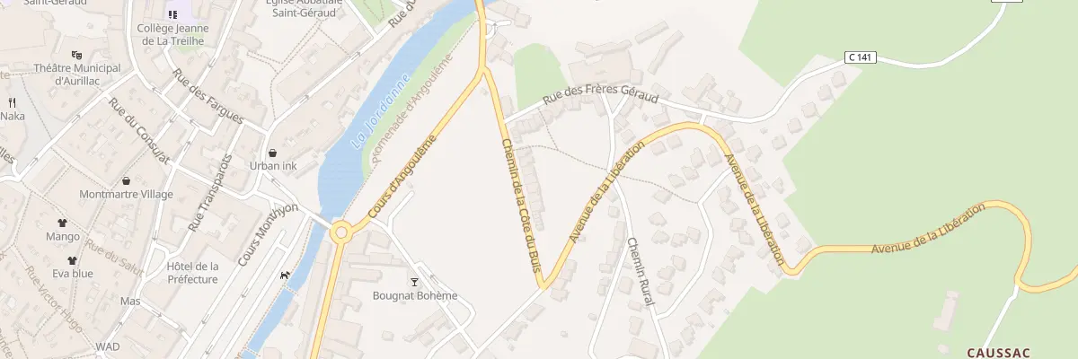 Plan du 13 Che de la Cote du Buis à Aurillac