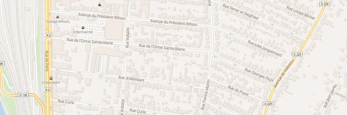 Plan du 30 Rue de l’Orme Ste Marie à Villeneuve-Saint-Georges