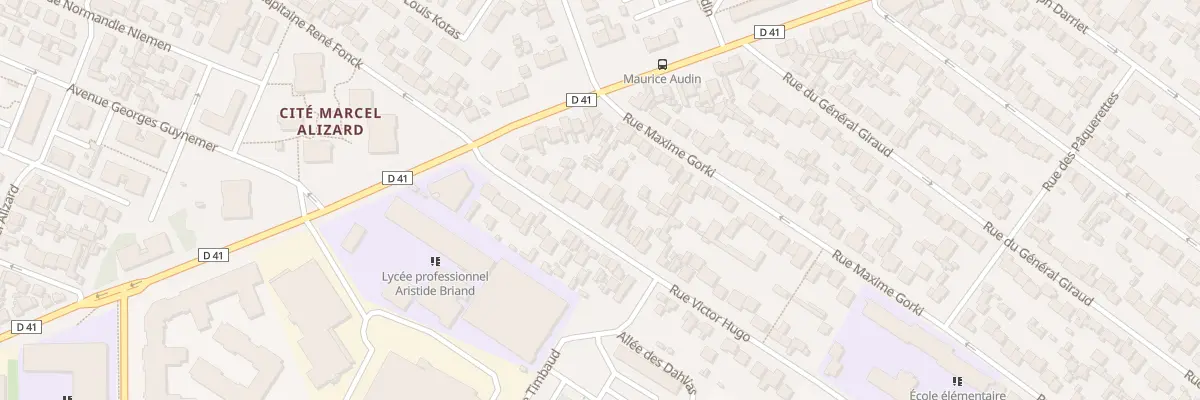 Plan du 166 Rue Victor Hugo au Blanc-Mesnil