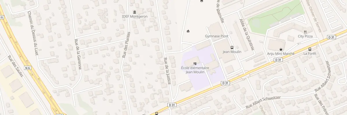Plan du 71 Rue de la Justice à Montgeron