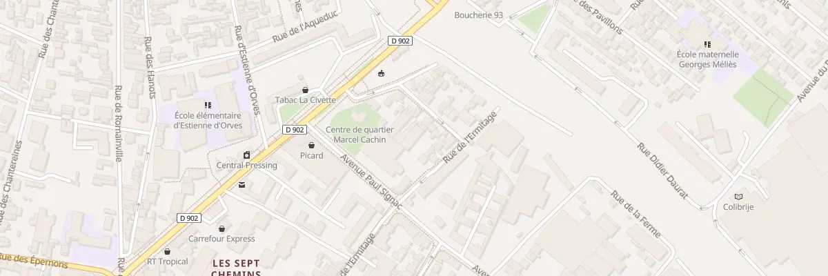 Plan du 5B Rue du Capitaine Guynemer à Montreuil