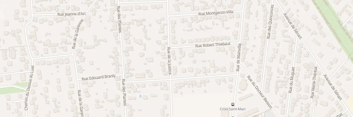 Plan du 25 Rue de la Justice à Montgeron