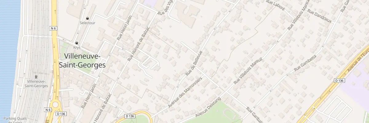 Plan du 15 Rue de Bellevue à Villeneuve-Saint-Georges
