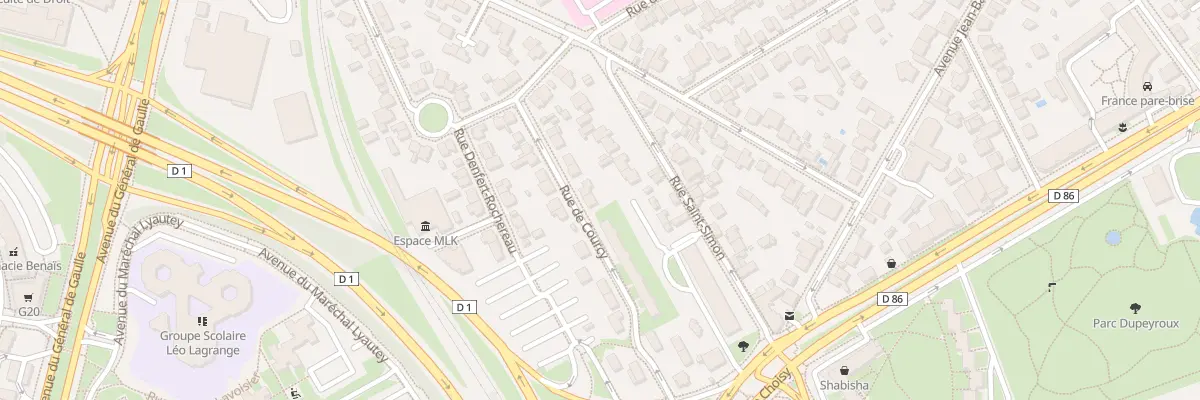 Plan du 11 Rue de Courcy à Créteil